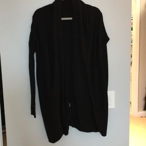 Black oversized sweater